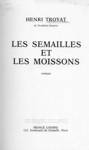 Les semailles et les moissons