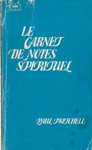 Le carnet de notes spirituel