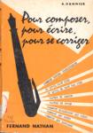 Pour composer, pour crire, pour se corriger