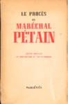Le procs du Marchal Ptain