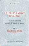 Le peuplement humain - Tome II